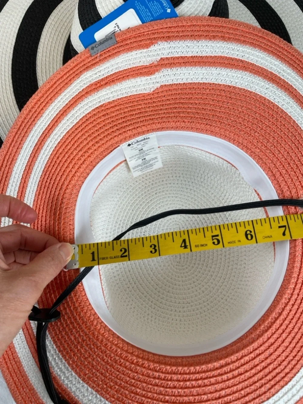 New Columbia Omni shade Wide Brim Straw Sun Hat  and Target hat
